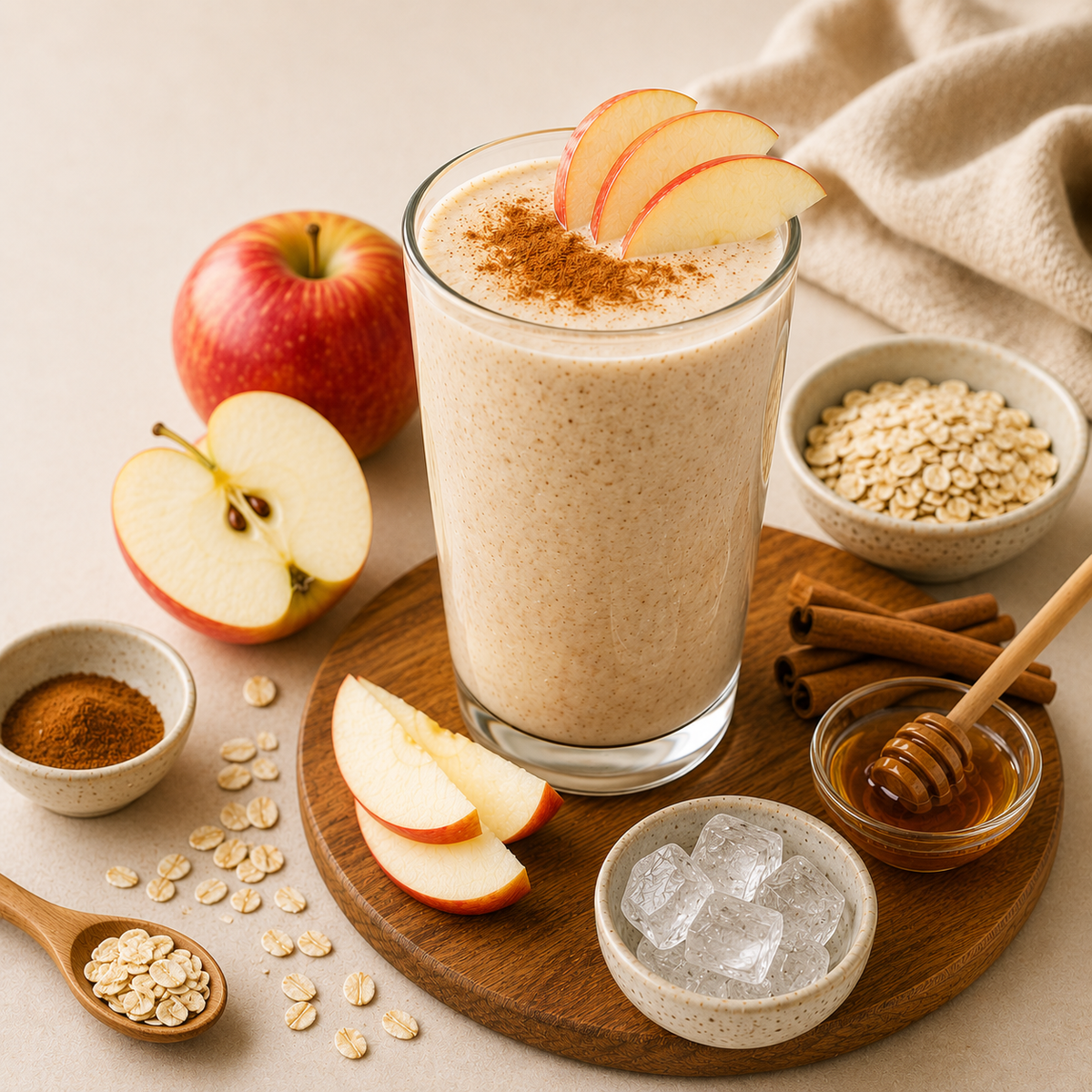 Apple Cinnamon Smoothie  Cozy Breakfast Blend