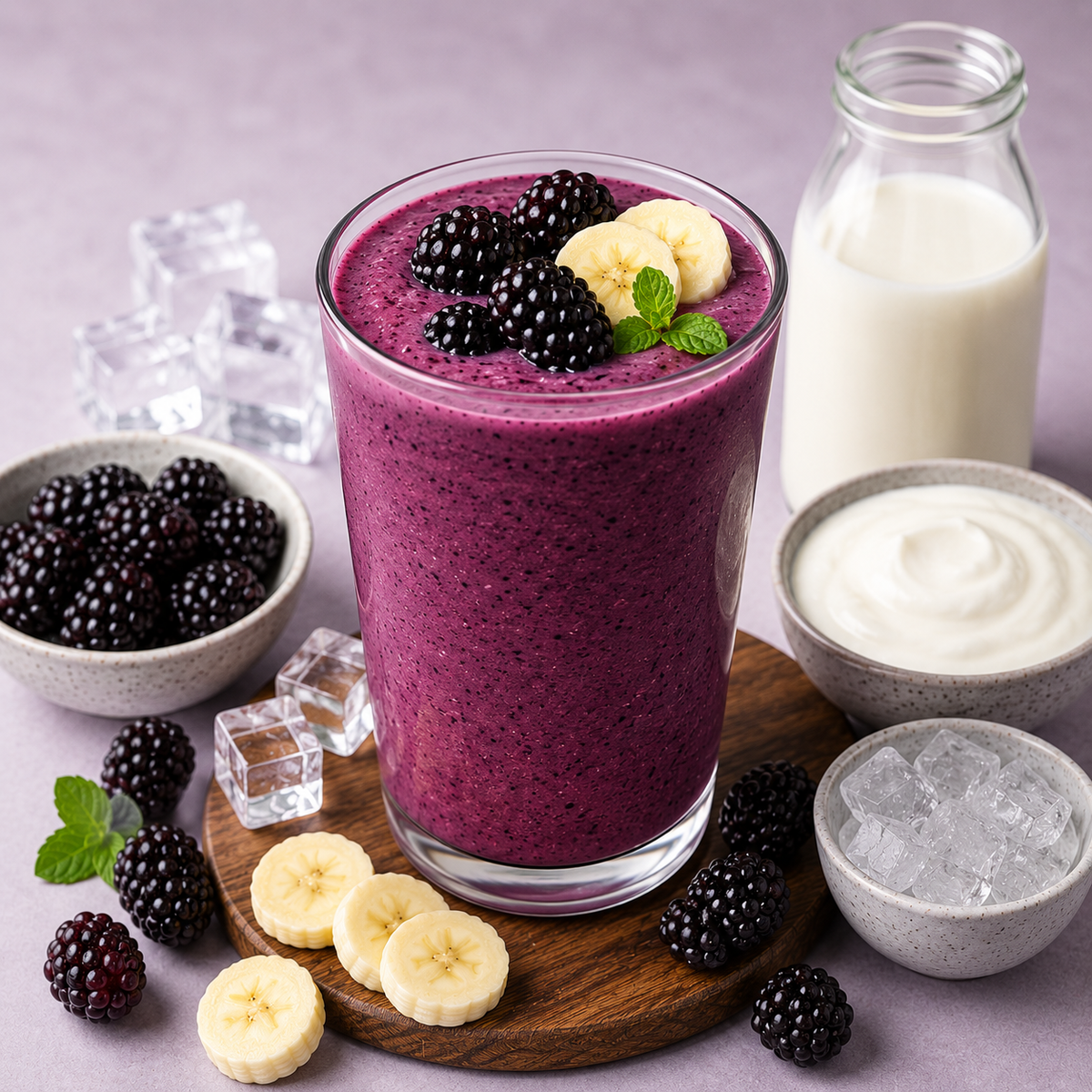 Blackberry Smoothie  Deep Berry Blend