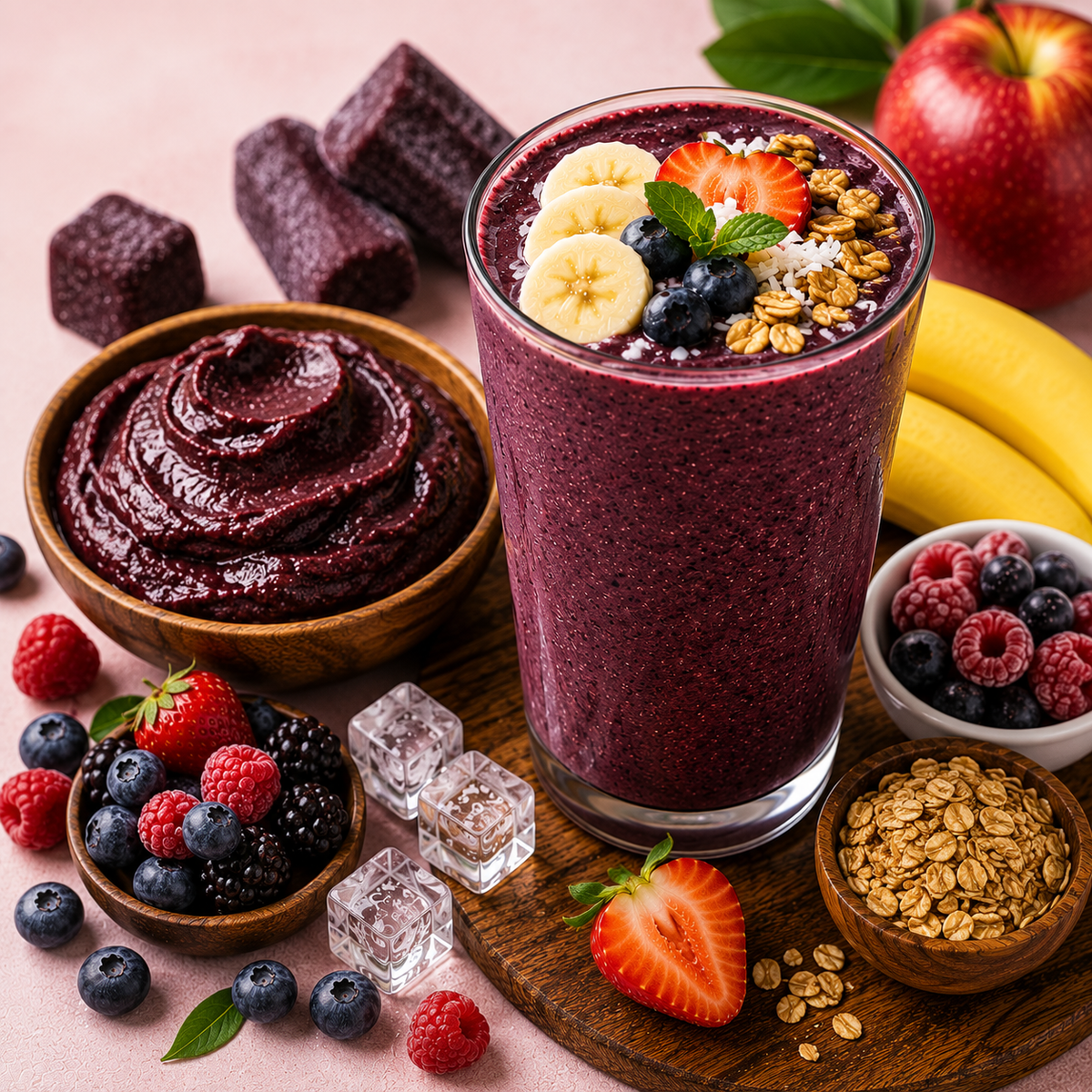Acai Berry Smoothie  Berry Bowl-Inspired Blend
