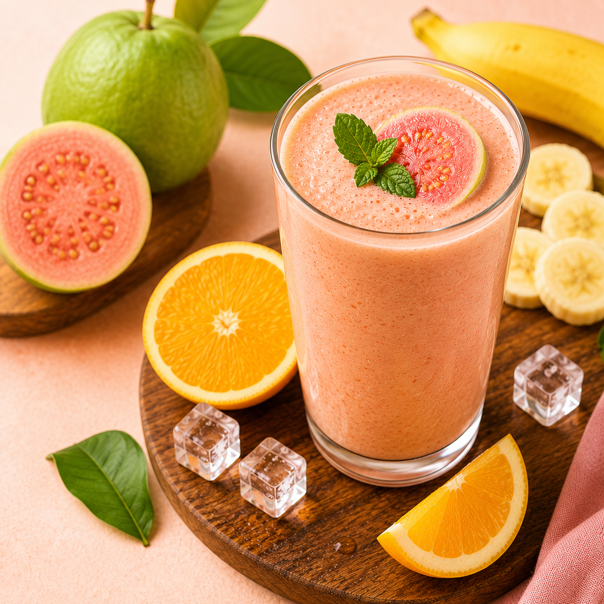 Guava Smoothie  Fragrant Tropical Cooler